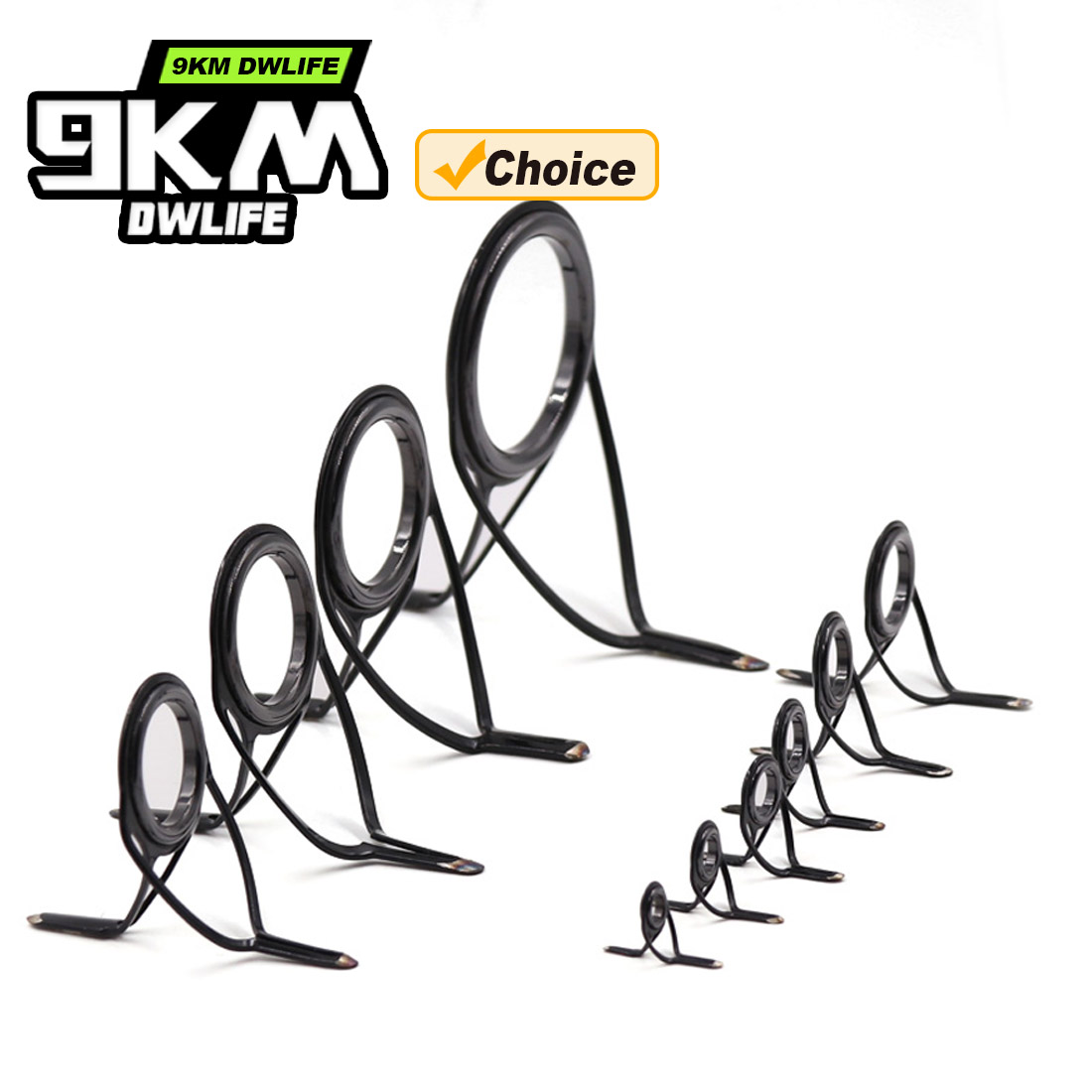 Fishing Rod Building Kit - 9KM OB 곡선형 로드 가이드 키트