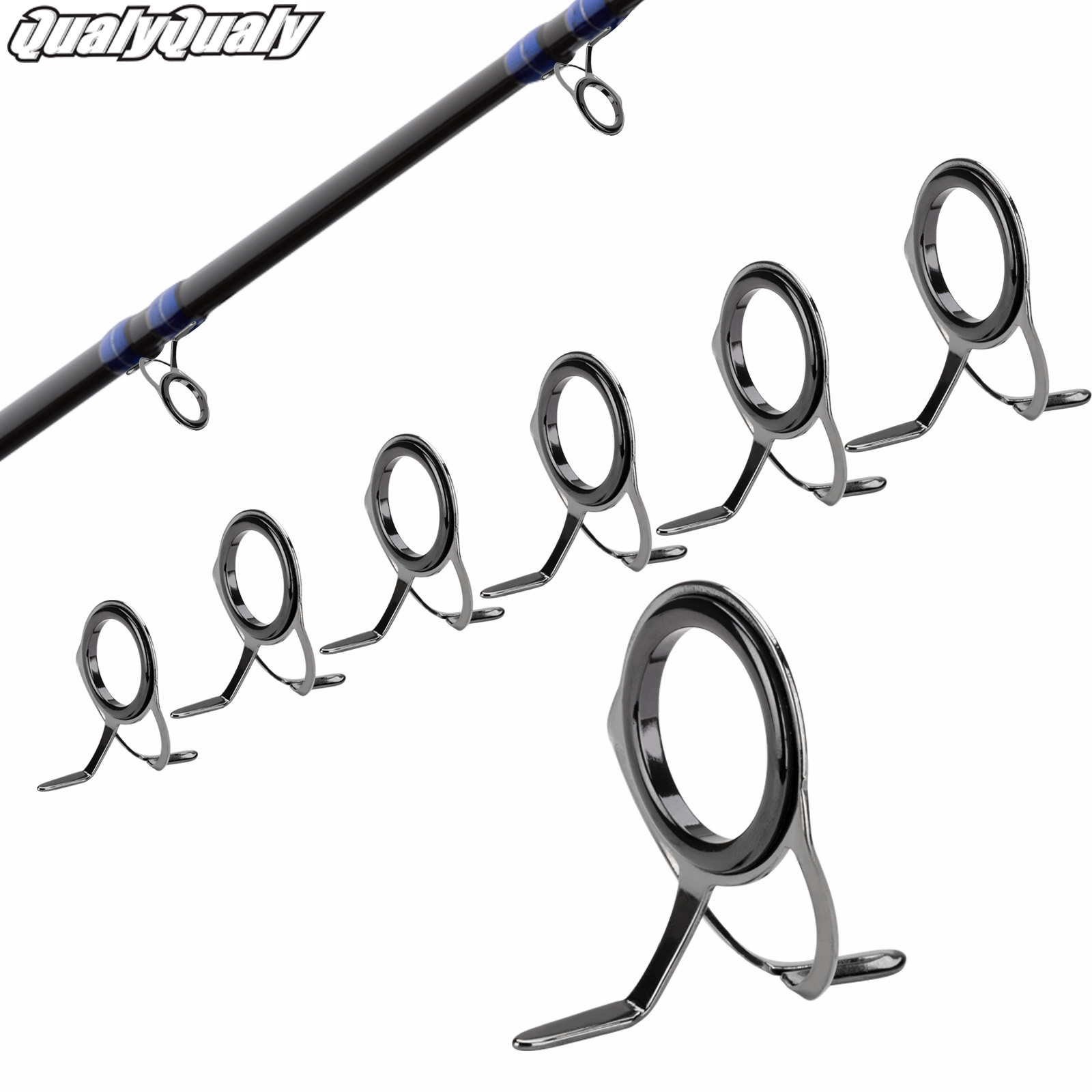 7pcs 낚싯대 가이드 수리 키트 0.96-3.3cm  - Fishing Rod Guide Replacement 리뷰 및 가격