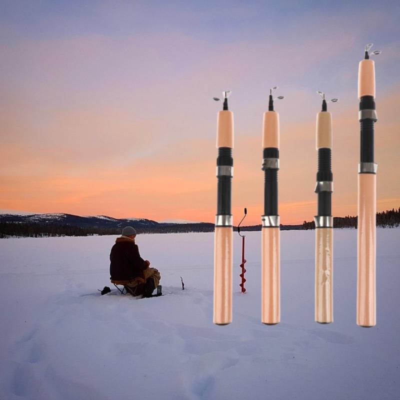 초경량 겨울 얼음낚싯대 휴대용 겨울 얼음낚싯대 스피닝  - Fishing Rod Ice 리뷰 및 가격