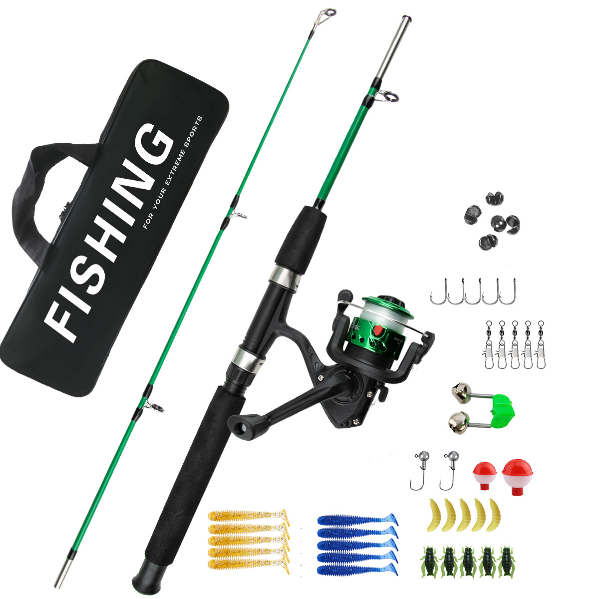 초보자용 2단 아이스 낚싯대 콤보, 장거리 캐스팅 바다 - Fishing Rod Ice 리뷰 및 가격