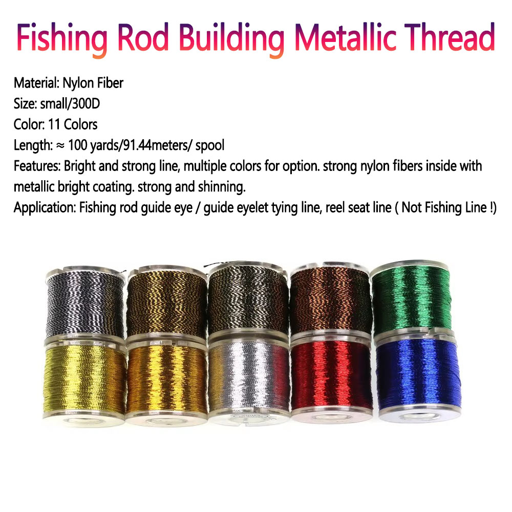 100야드/스풀 낚싯대 제작용 금속사, 낚시 가이드 아 - Fishing Rod Building Kit 리뷰 및 가격