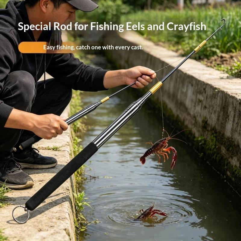 1PC 360도 회전 바늘모양 낚싯바늘, 긴 낚싯대,  - Fishing Rod Building Kit 리뷰 및 가격