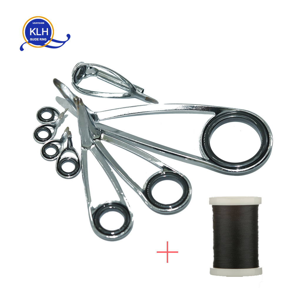 8 개/키트 KLH 브래킷 스테인레스 스틸 가이드 링  - Fishing Rod Building Kit 리뷰 및 가격