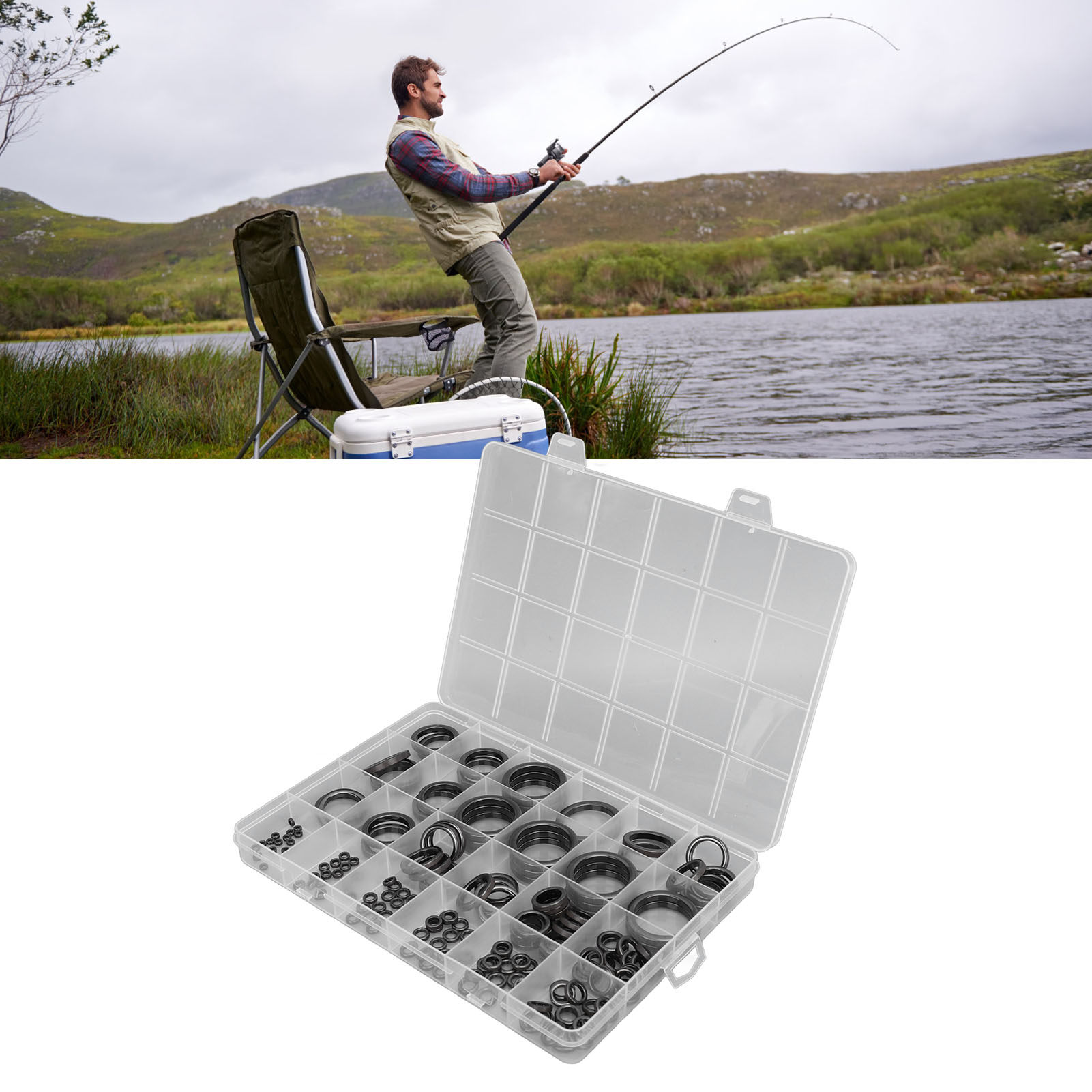 낚싯대 가이드 수리 키트 낚싯대 아일렛 가이드 링 낚싯 - Fishing Rod Building Kit 리뷰 및 가격