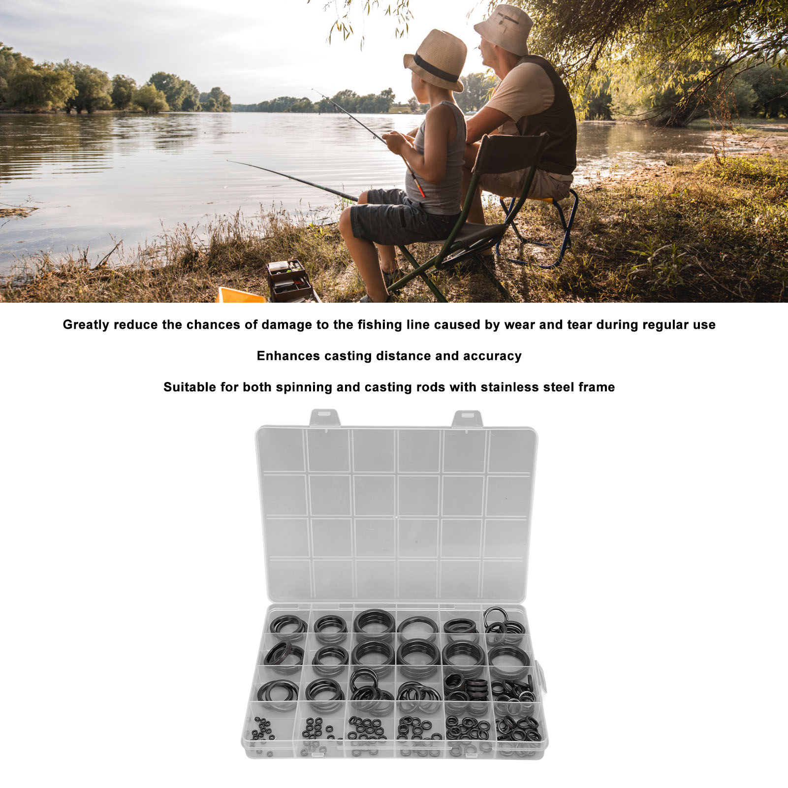 낚싯대 가이드 수리 키트 낚싯대 아일렛 가이드 링 낚싯 - Fishing Rod Building Kit 리뷰 및 가격
