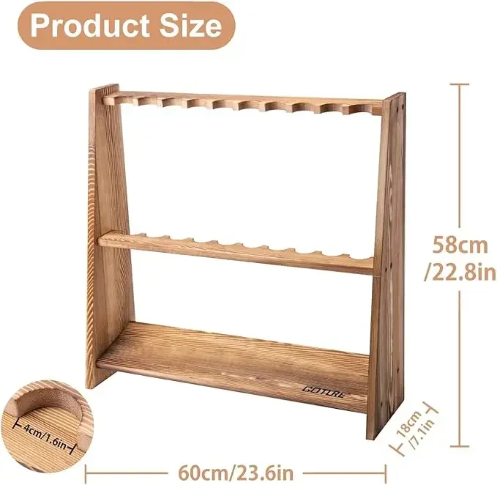 고투어 탄화소나무 낚싯대 거치대 10슬롯 플로어형 낚싯 - Fishing Rod Rack 리뷰 및 가격