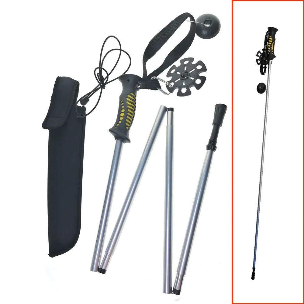 접이식 알루미늄 웨이딩 스태프 경량 플라이 낚시 스틱, - Fishing Rod Fly 리뷰 및 가격