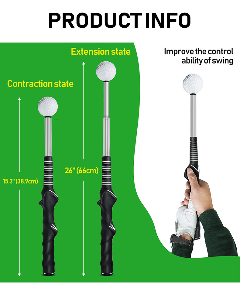 골프 텔레스코픽 스윙 트레이너 자세 교정기 왼손/오른손 - Fishing Rod Telescopic 리뷰 및 가격
