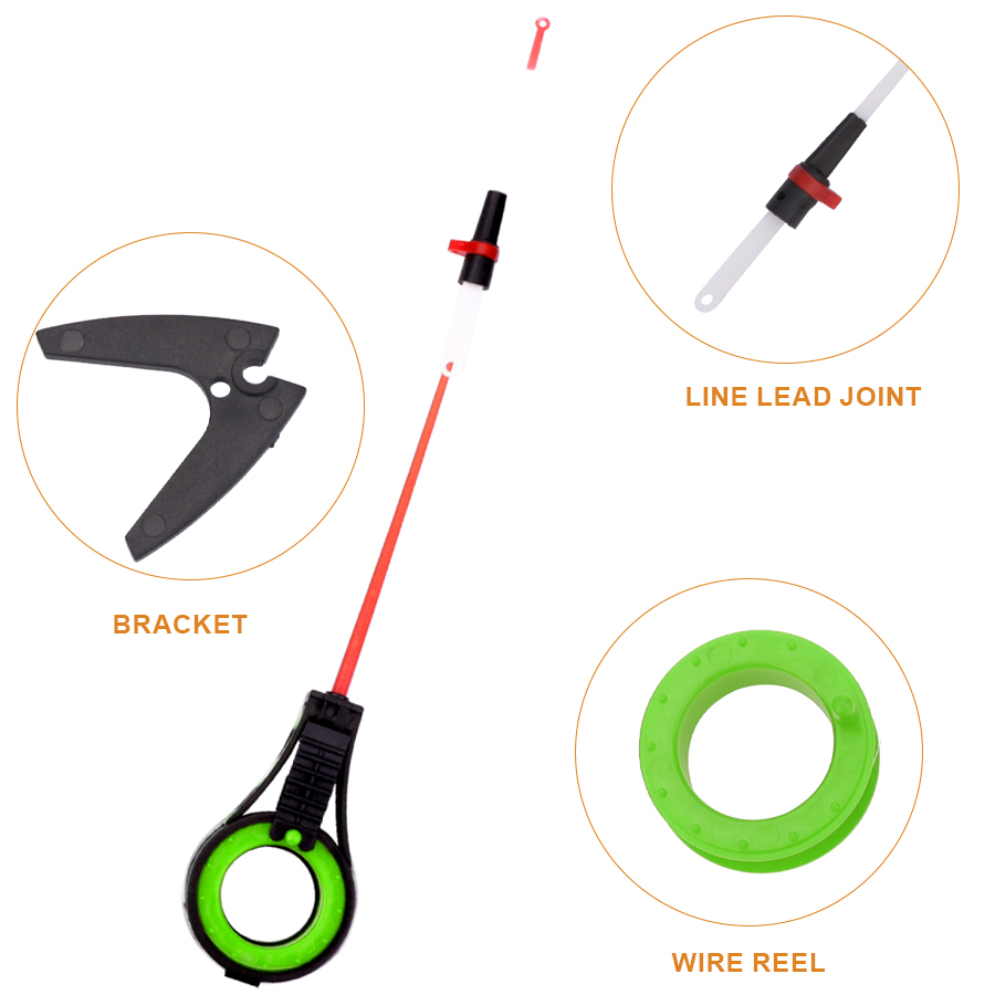 FTK 얼음낚시대 미니 휴대용 겨울 플라스틱 얼음낚시대 - Fishing Rod Tip Replacement 리뷰 및 가격