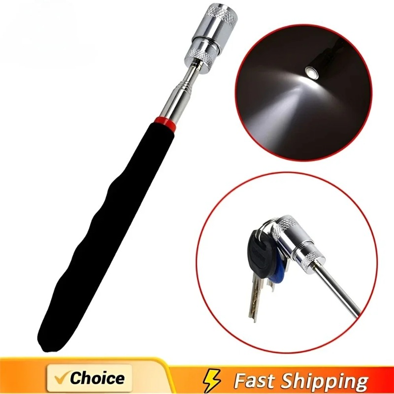 LED 라이트가 있는 텔레스코픽 자석 펜 확장 가능한  - Fishing Rod Travel 리뷰 및 가격