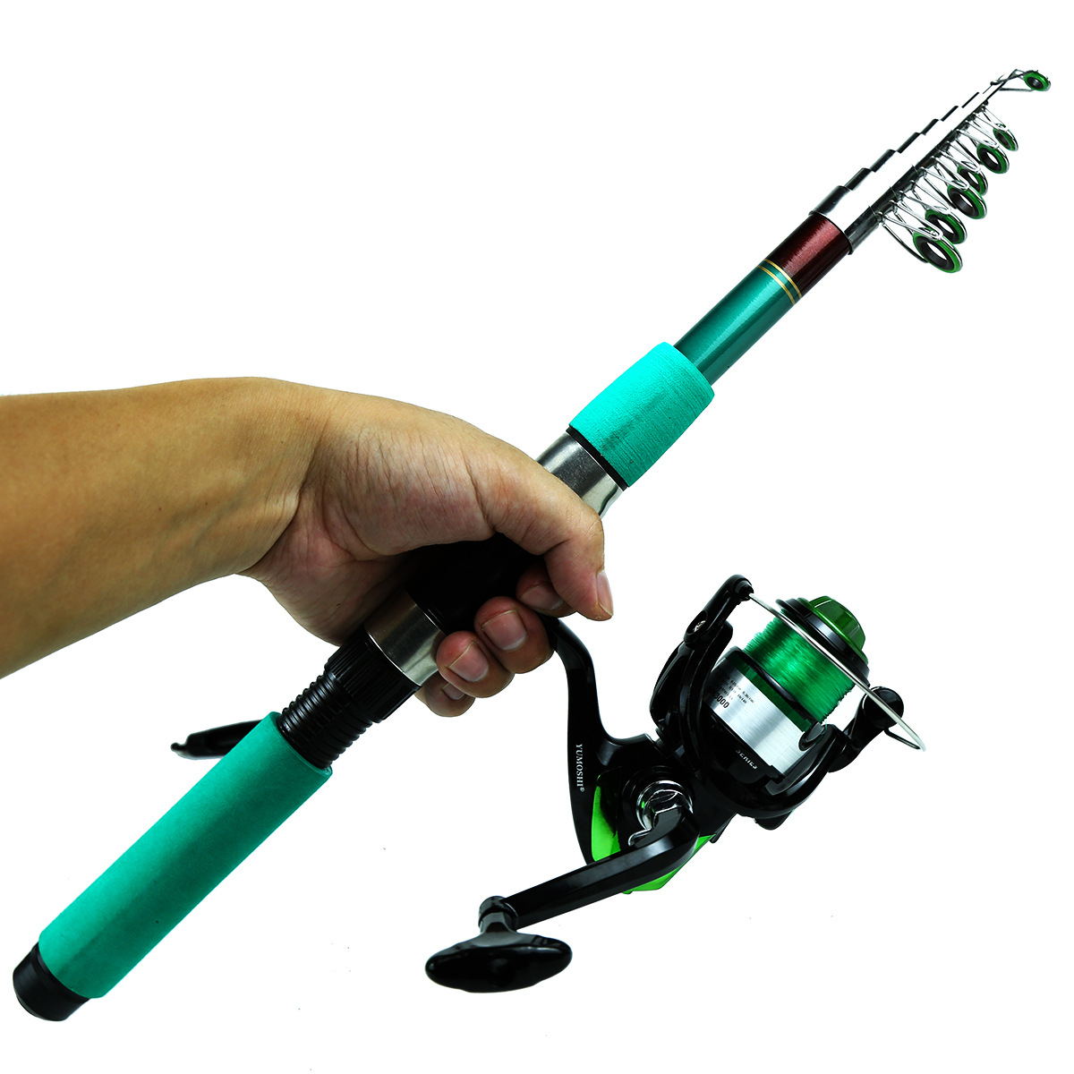 휴대용 초경량 잉어 텔레스코픽 스피닝 낚싯대 릴 콤보  - Fishing Rod Telescopic 리뷰 및 가격